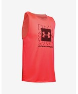 Under Armour Heat Gear Men&#39;s Tech 2.0 Graphic Tank Beta Red - Small - $27.42 CAD