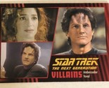 Star Trek The Next Generation Villains Trading Card #69 Ambassador Voyal - $1.97