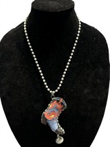 Art By Amy Labbe cowboy boot charm necklace in Silver Multi - size One Size - £106.29 GBP