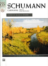 SCHUMANN:  Carnaval, Op.9 for the Piano, Edited by Maurice Hinson, Book ... - £8.21 GBP