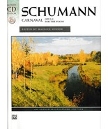 SCHUMANN:  Carnaval, Op.9 for the Piano, Edited by Maurice Hinson, Book ... - $14.18 CAD