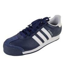  adidas Originals SAMOA Blue White G24861 Mens Shoes Leather Sneakers SZ 10.5 - £79.93 GBP