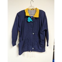 BRAEFAIR Sport Women&#39;s Nautical Blue Color Coat Jacket Windbreaker Size ... - $19.97