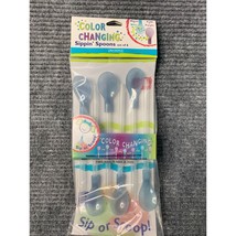 New Progressive Color Changing Sippin Spoons Set of 6 - £6.12 GBP