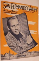 Vintage San Fernando Valley Sheet Music Gordon Jenkins 1918 - $3.95