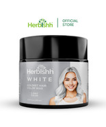 Herbishh Koloret Temporary Instant Vegan Hair Color Wax - White - $186.37 MXN