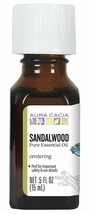 Aura Cacia Pure Sandalwood Essential Oil | 0.5 fl. oz. | Santalum spicatum - $78.60
