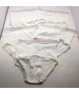 5 Pairs Of Vintage Hanes Men’s White Briefs Size 40 USA Materials 100% C... - $45.60