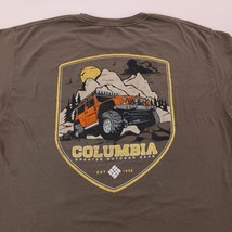 Columbia Men's Green Cotton Regular fit Short Sleeve Graphic T-Shirt Size XL image 14