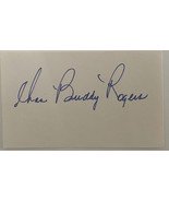 Buddy Rogers original signature - £39.33 GBP