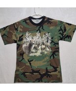 Camo T Shirt Men&#39;s M Medium Short Sleeve Casual Camouflage Sported - £14.68 GBP