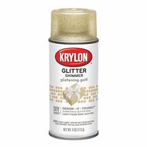 Krylon I00401 Glitter Aerosol Spray, Glistening Gold - $19.80