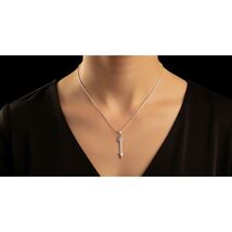 Women Necklace Unbranded Women Arrow Pendant Necklace Silver Tone 9.5 in... - $8.41