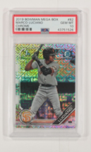 2019 Bowman Mega Scatola Cromato Marco Luciano 10 Gemma MT Grado #82 - $209.88