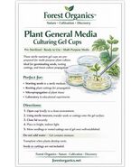 Plant General Media Multi-Purpose Culturing Gel Cups Pre-Sterilized Read... - $33.26