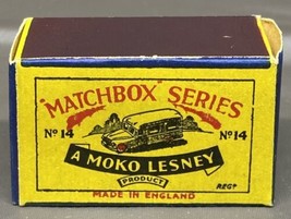 Matchbox Lesney #14B Daimler Ambulance 1958 G.P.W In B Box All Original - $177.64