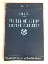 SMPE Journal Of The Society Of Motion Picture Engineers May 1946 Vol 46 ... - £10.17 GBP