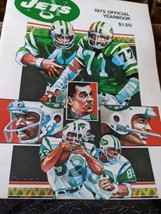 1975 New York Jets Yearbook Joe Namath * Nice Condition* - £15.97 GBP