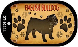 English Bulldog Novelty Metal Dog Tag Necklace DT-10444 - £12.56 GBP