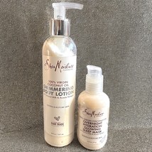 SheaMoisture Shimmering Body Lotion &amp; Overnight Hydration Glowing Sleep ... - $237.62 MXN