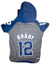 Pets First NFLPA Tom Brady Hoodie for Dogs &amp; Cats Large 20-24&quot; Length *Read* - £8.56 GBP