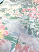 Claude Monet Atelier Martex Lilies Twin Sheet Set 5 PCs 2 Flat, 1 Ftd, 2 Cases - $55.39