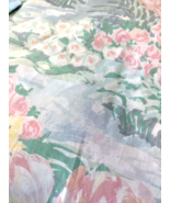 Claude Monet Atelier Martex Lilies Twin Sheet Set 5 PCs 2 Flat, 1 Ftd, 2... - £43.45 GBP