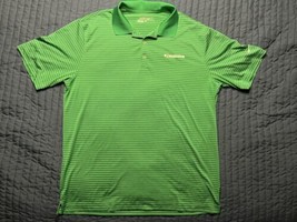 Nike Dri Fit Honours Golf Men’s Polo Shirt Green White Striped Large - $19.80