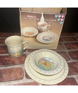 VNTG 1984 Hallmark baby’s Heirloom collection set  plate, bowl,cup - $27.82