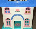 Vintage 1996 Fisher Price Little People Sweet Home Dollhouse #2511 No Fr... - $32.66