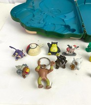 Pokemon Plastic Case with Toys Loose Cards 23kt Gold Plated Collector Cards 1999 - $58.49