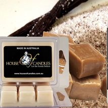 Brown Sugar Vanilla Caramel Eco Soy Candle Wax Melts Clams Hand Crafted Vegan - £11.16 GBP+