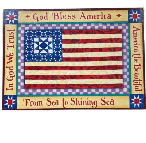 Jim Shore America The Beautiful Jigsaw Puzzle 1000 Piece Great American Puzzle - $18.81