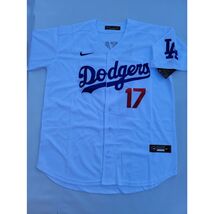 Nike Shohei Ohtani Los Angeles Dodgers #17 White Home Limited Jersey Men... - $114.97
