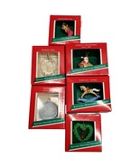 Lot of 6 Hallmark Christmas Ornaments Santa&#39;s Roodster, Mother, Stocking... - £21.19 GBP