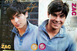 ZAC EFRON ~ Four (4) Color 16&quot;x22&quot; POSTERS from 2007-2008 ~ B1 Clippings - £5.31 GBP