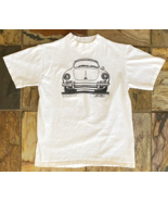 Vtg Porsche T Shirt-Ron Peters 1983-Double Sided Graphic Tee-M-Single St... - £185.10 GBP