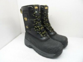 DAKOTA Men&#39;s Traction On Demand Comp Toe Comp Plate Winter Boots 8912 Black 9M - £36.87 GBP