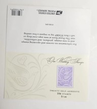 2005 USPS Our Wedding Stamps 20 Stamps Booklet - New - B9 - $10.99