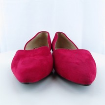 A New Day Women Flat Shoes  Red Fabric Slip On Size 6.5 Medium (B, M) - £15.82 GBP