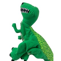 Burger King Hand Puppet Toy Story Dinosaur T rex Green Plush Stuffed Toy Doll 19 - $8.90