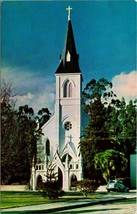 Santo Croce Chiesa Santa Cruz California Ca Unp Cromo Cartolina B4 - £2.39 GBP