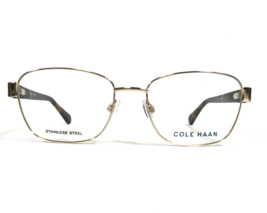 Cole Haan Brille Rahmen CH5008 717 GOLD Schildplatt Quadratisch Draht Felge - £48.28 GBP