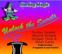 Wizard Bicycle Stripper Deck with Short Card Tricks - £9.38 GBP