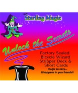 Wizard Bicycle Stripper Deck with Short Card Tricks - £9.80 GBP