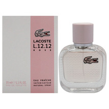Lacoste Eau De L.12.12 Rose Eau Fraiche by Lacoste for Women - 1.1 oz EDT Spray - £29.88 GBP