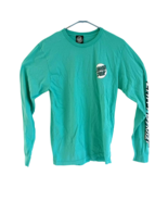 Men&#39;s Santa Cruz Skateboards Long Sleeve Green Shirt Medium (M) Skateboard - £19.45 GBP