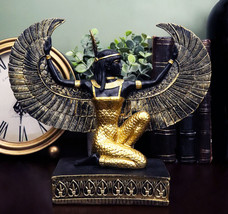 Egyptian Kneeling Goddess Maat with Open Wings Figurine 8.5&quot; Long Decor - €30,69 EUR