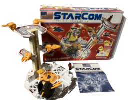 Vintage 1987 StarCom Space Force Starbase Station/Platform w/Box PLEASE READ - £140.02 GBP