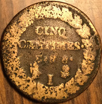 France L&#39;an 8 Cinq Centimes Coin - £3.32 GBP